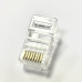 SA-RJ-45-1U-6 джек (8P-8C) под витую пару (луженые контакты), Cat 6, универсальный