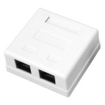 Компьютерная розетка - 2 RJ-45 CAT5e Компьютерная розетка - 2 RJ-45 CAT5e