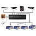 SA-Switcher/Splitter-hdmi 2x4 4k@60Hz  разветвитель переключатель HDMI 2входа на 4 выхода