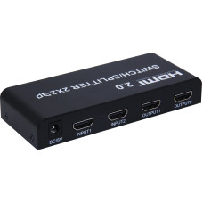 SA-Switcher/Splitter-hdmi 2x2 4k@60Hz разветвитель переключатель HDMI 2входа на 2 выхода